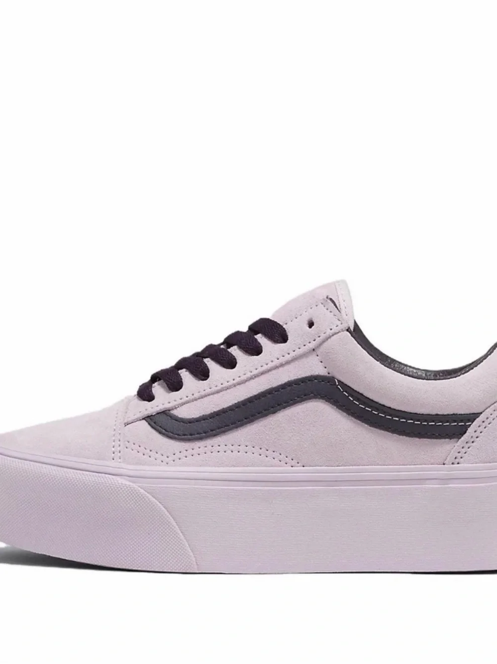 VANS Old Skool Stackform Suede Lavender NWOT - Picture 2 of 6